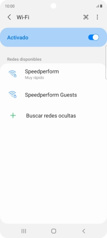 Pulsa la red wifi deseada. Pulsa la red wifi deseada.