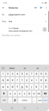 Pulsa el contacto deseado. Pulsa el contacto deseado.