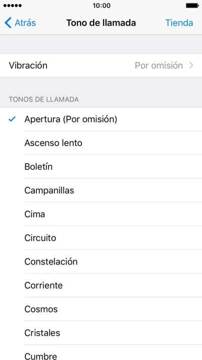 Pulsa los timbres de llamada deseados para escucharlos. Pulsa los timbres de llamada deseados para escucharlos.
