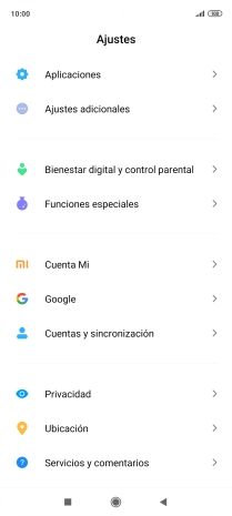 Pulsa Cuentas y sincronización. Pulsa Cuentas y sincronización.