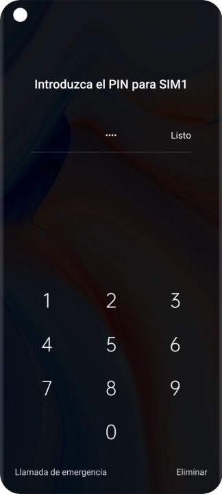 Si lo solicita el teléfono, introduce el código PIN y pulsa Listo. Si lo solicita el teléfono, introduce el código PIN y pulsa Listo.