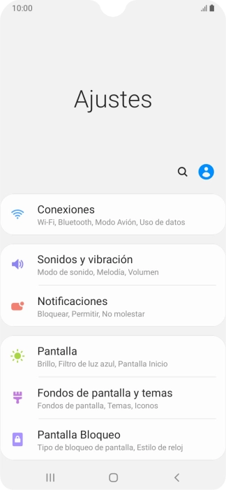 Pulsa Conexiones.