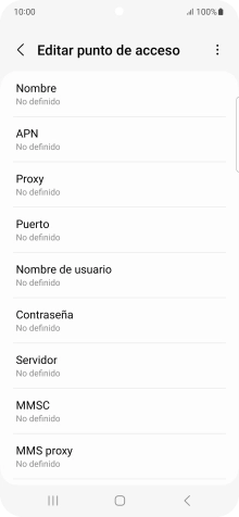 Pulsa Nombre.