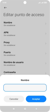 Introduce Vodafone Internet y pulsa Aceptar. Introduce Vodafone Internet y pulsa Aceptar.