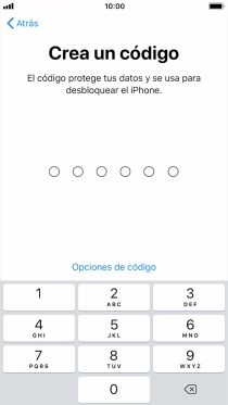 Pulsa Opciones de código.