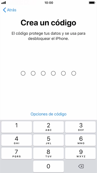 Pulsa Opciones de código.