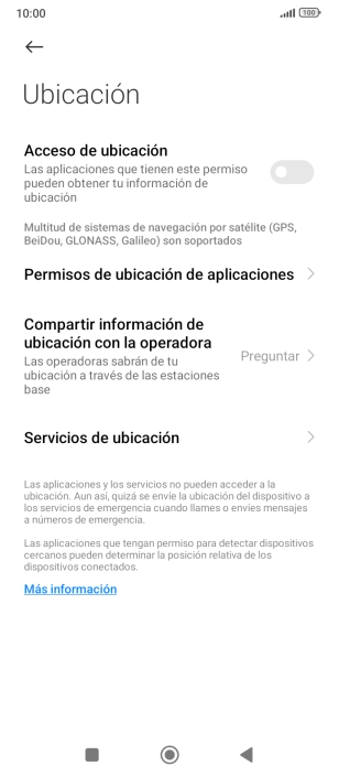 Pulsa el indicador junto a Pulsa el indicador junto a