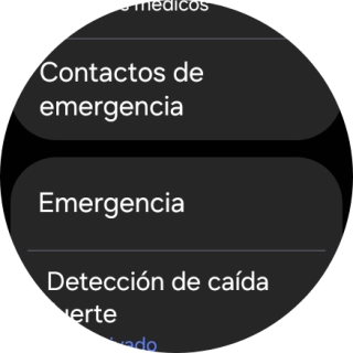 Pulsa Detección de caída fuerte.