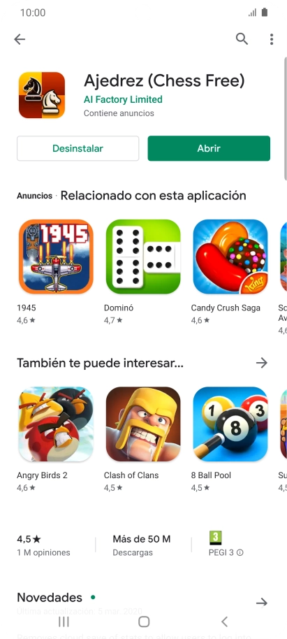 Pulsa la tecla de inicio para terminar y regresar a la pantalla de inicio. Pulsa la tecla de inicio para terminar y regresar a la pantalla de inicio.