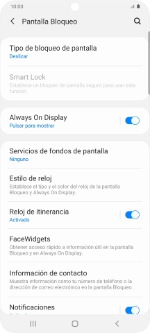 Pulsa Tipo de bloqueo de pantalla. Pulsa Tipo de bloqueo de pantalla.