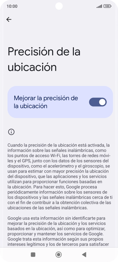 Si pulsas el indicador junto a Si pulsas el indicador junto a