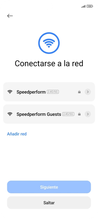 Pulsa la red wifi deseada. Pulsa la red wifi deseada.