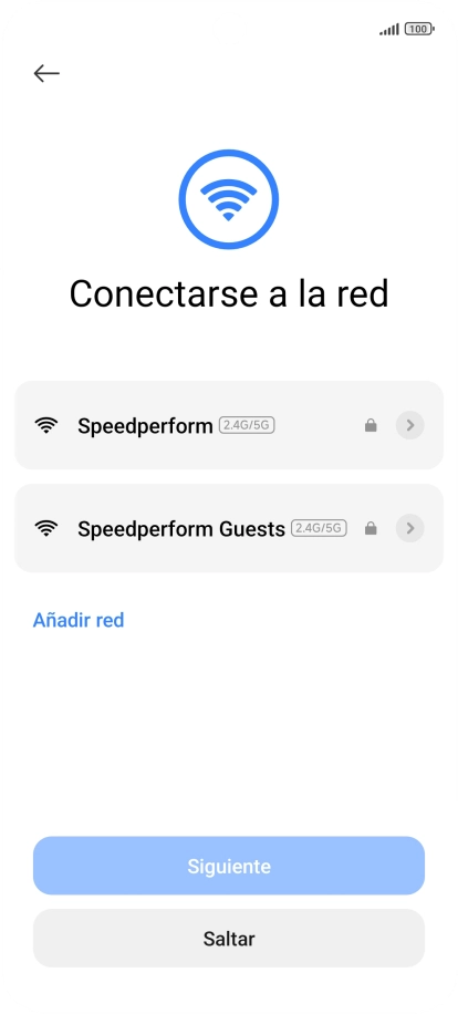 Pulsa la red wifi deseada. Pulsa la red wifi deseada.