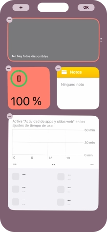 Pulsa el icono de añadir. Pulsa el icono de añadir.