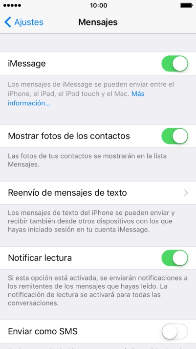 Pulsa el indicador junto a 
