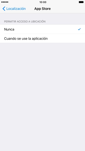 Pulsa el ajuste deseado para activar o desactivar la función. Pulsa el ajuste deseado para activar o desactivar la función.