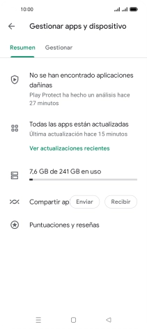 Pulsa Gestionar. Pulsa Gestionar.