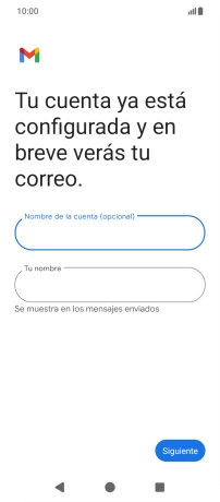 Pulsa Tu nombre e introduce el nombre del remitente. Pulsa Tu nombre e introduce el nombre del remitente.