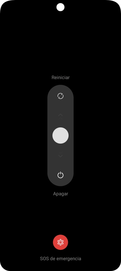Pulsa el círculo y arrástralo hacia abajo. Pulsa el círculo y arrástralo hacia abajo.