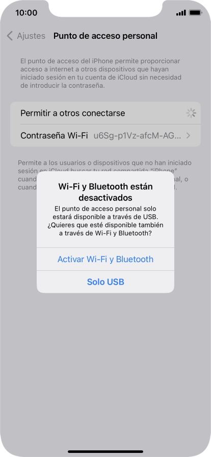 Si el wifi está desactivado, pulsa Activar Wi-Fi y Bluetooth. Si el wifi está desactivado, pulsa Activar Wi-Fi y Bluetooth.