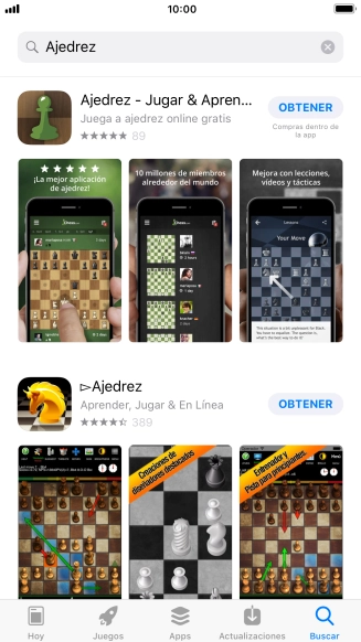 Pulsa la app deseada. Pulsa la app deseada.