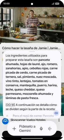 La respuesta de Gemini a tu pregunta se visualiza ahora en la pantalla. La respuesta de Gemini a tu pregunta se visualiza ahora en la pantalla.