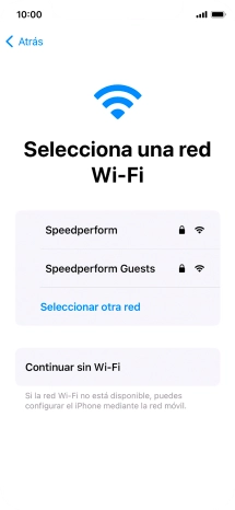 Pulsa la red wifi deseada. Pulsa la red wifi deseada.