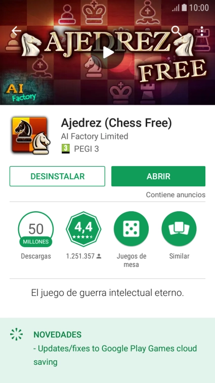 Pulsa DESINSTALAR. Pulsa DESINSTALAR.