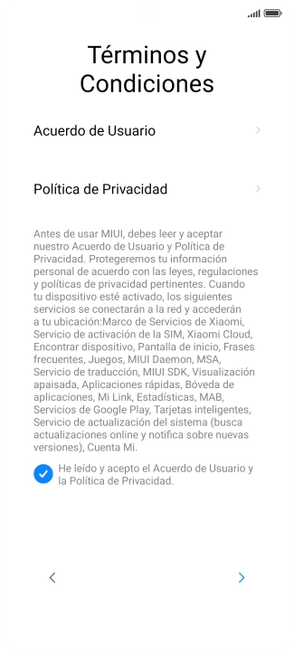 Pulsa la flecha hacia la derecha. Pulsa la flecha hacia la derecha.