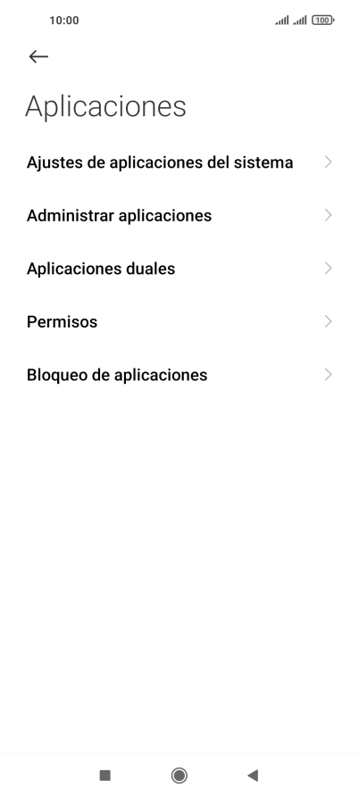 Pulsa Administrar aplicaciones. Pulsa Administrar aplicaciones.