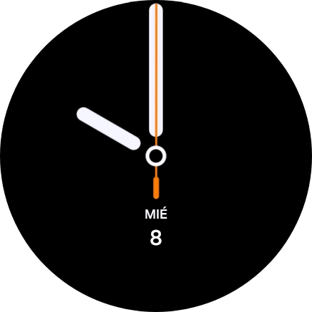 Desliza el dedo hacia arriba desde la parte inferior de la pantalla. Desliza el dedo hacia arriba desde la parte inferior de la pantalla.