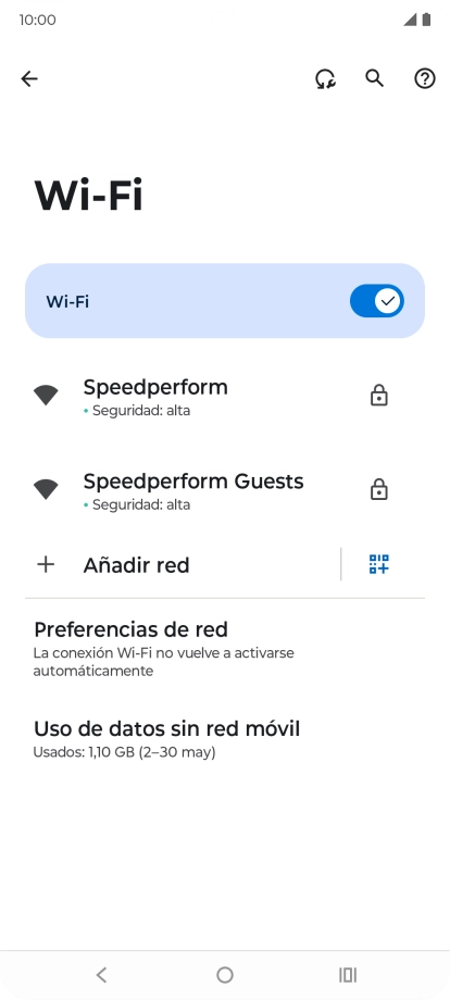 Pulsa la red wifi deseada. Pulsa la red wifi deseada.
