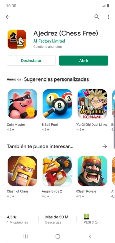 Pulsa la tecla de inicio para terminar y regresar a la pantalla de inicio. Pulsa la tecla de inicio para terminar y regresar a la pantalla de inicio.