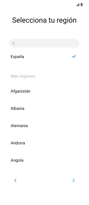 Pulsa el país o el área deseados. Pulsa el país o el área deseados.