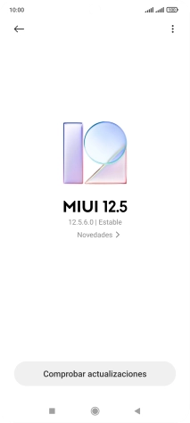 Pulsa Comprobar actualizaciones. Si hay una versión de software nueva disponible, aparecerá ahora en la pantalla. Sigue las indicaciones de la pantalla para actualizar el software del teléfono. Pulsa Comprobar actualizaciones. Si hay una versión de software nueva disponible, aparecerá ahora en la pantalla. Sigue las indicaciones de la pantalla para actualizar el software del teléfono.