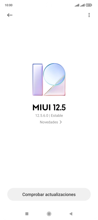 Pulsa Comprobar actualizaciones. Si hay una versión de software nueva disponible, aparecerá ahora en la pantalla. Sigue las indicaciones de la pantalla para actualizar el software del teléfono. Pulsa Comprobar actualizaciones. Si hay una versión de software nueva disponible, aparecerá ahora en la pantalla. Sigue las indicaciones de la pantalla para actualizar el software del teléfono.