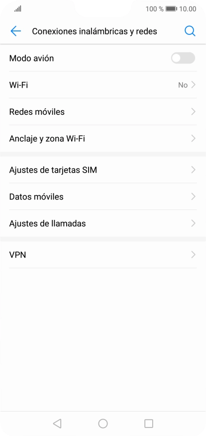 Pulsa Datos móviles.