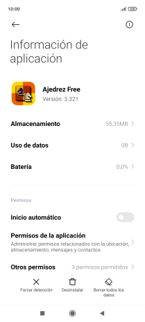 Pulsa la tecla de inicio para terminar y regresar a la pantalla de inicio. Pulsa la tecla de inicio para terminar y regresar a la pantalla de inicio.