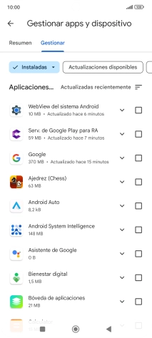 Pulsa la app deseada. Pulsa la app deseada.