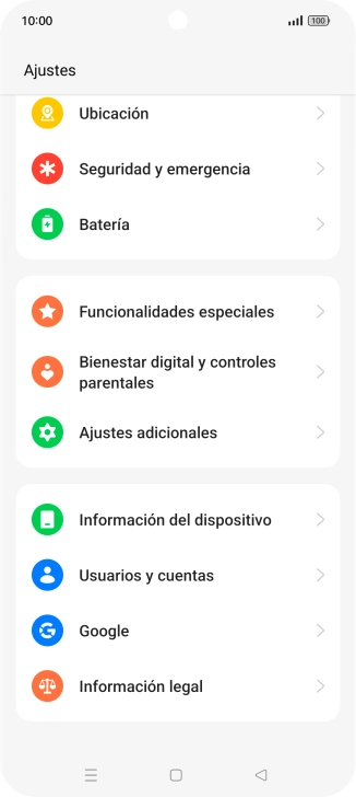 Pulsa Ajustes adicionales. Pulsa Ajustes adicionales.