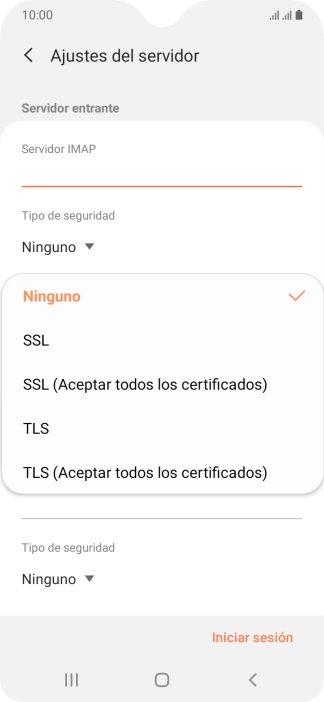 Pulsa Ninguno para desactivar la función. Pulsa Ninguno para desactivar la función.