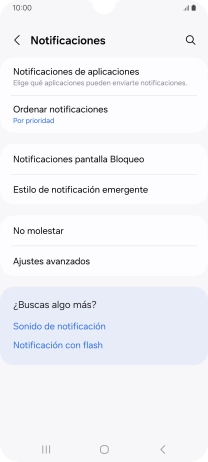 Pulsa Notificaciones de aplicaciones. Pulsa Notificaciones de aplicaciones.