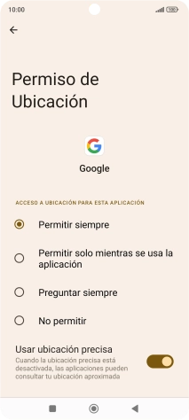 Pulsa el ajuste deseado. Pulsa el ajuste deseado.