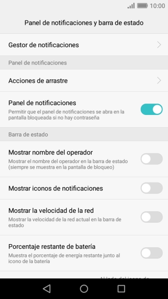 Pulsa Gestor de notificaciones. Pulsa Gestor de notificaciones.