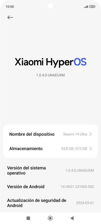Pulsa el campo superior. Si hay una versión de software nueva disponible, aparecerá ahora en la pantalla. Sigue las indicaciones de la pantalla para actualizar el software del teléfono. Pulsa el campo superior. Si hay una versión de software nueva disponible, aparecerá ahora en la pantalla. Sigue las indicaciones de la pantalla para actualizar el software del teléfono.