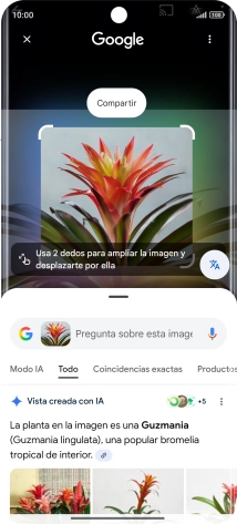 Sigue las indicaciones de la pantalla para utilizar los resultados de búsqueda. Sigue las indicaciones de la pantalla para utilizar los resultados de búsqueda.