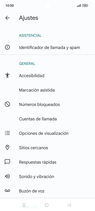 Pulsa Buzón de voz.