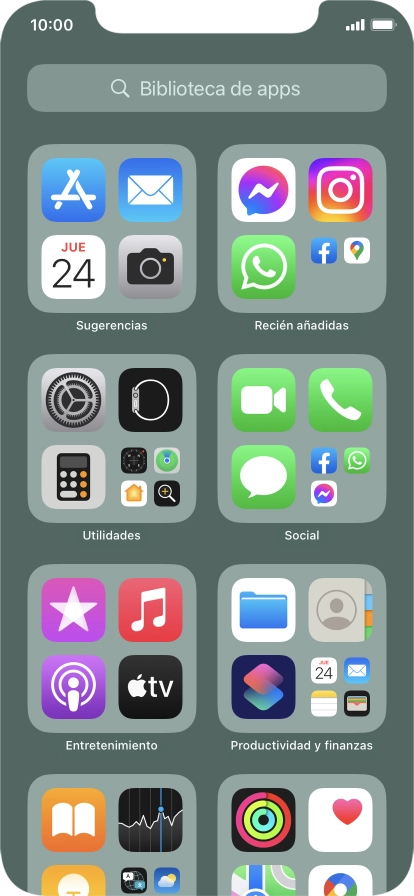 Pulsa la app deseada. Pulsa la app deseada.