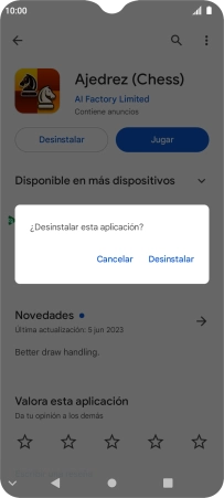 Pulsa Desinstalar. Pulsa Desinstalar.