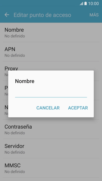 Introduce Vodafone Internet y pulsa ACEPTAR. Introduce Vodafone Internet y pulsa ACEPTAR.